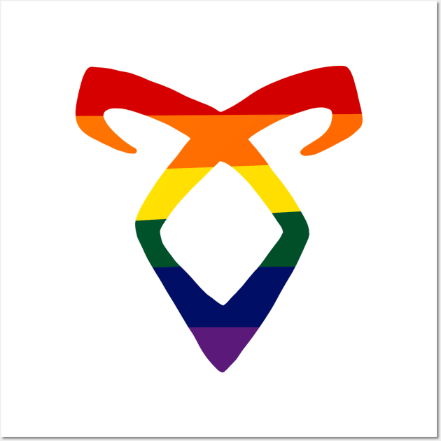 LGBTQ Shadowhunters rune Wall Art by Bookishandgeeky